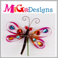 Venda quente Newely Design Metal Dragonfly Wall Decor